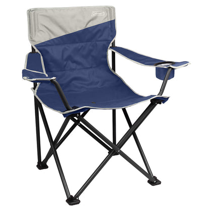 Coleman - Big & Tall Quad Camping Chair - Skyfall Blue - Front right