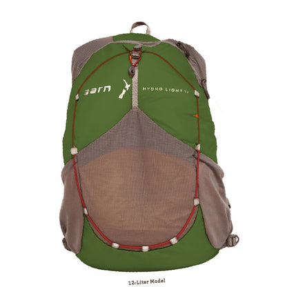 Aarn - 12 or 20 Liter Hydro Light Backpack - Front - Forest Green