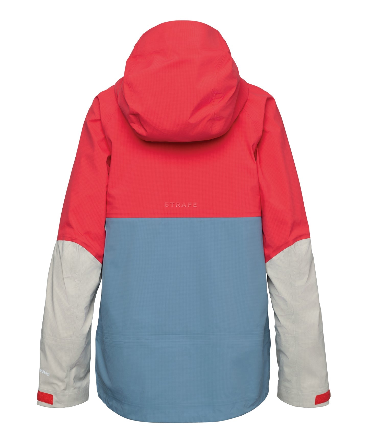 Strafe Outerwear - Meadow 3L Shell Jacket - Back - Hibiscus