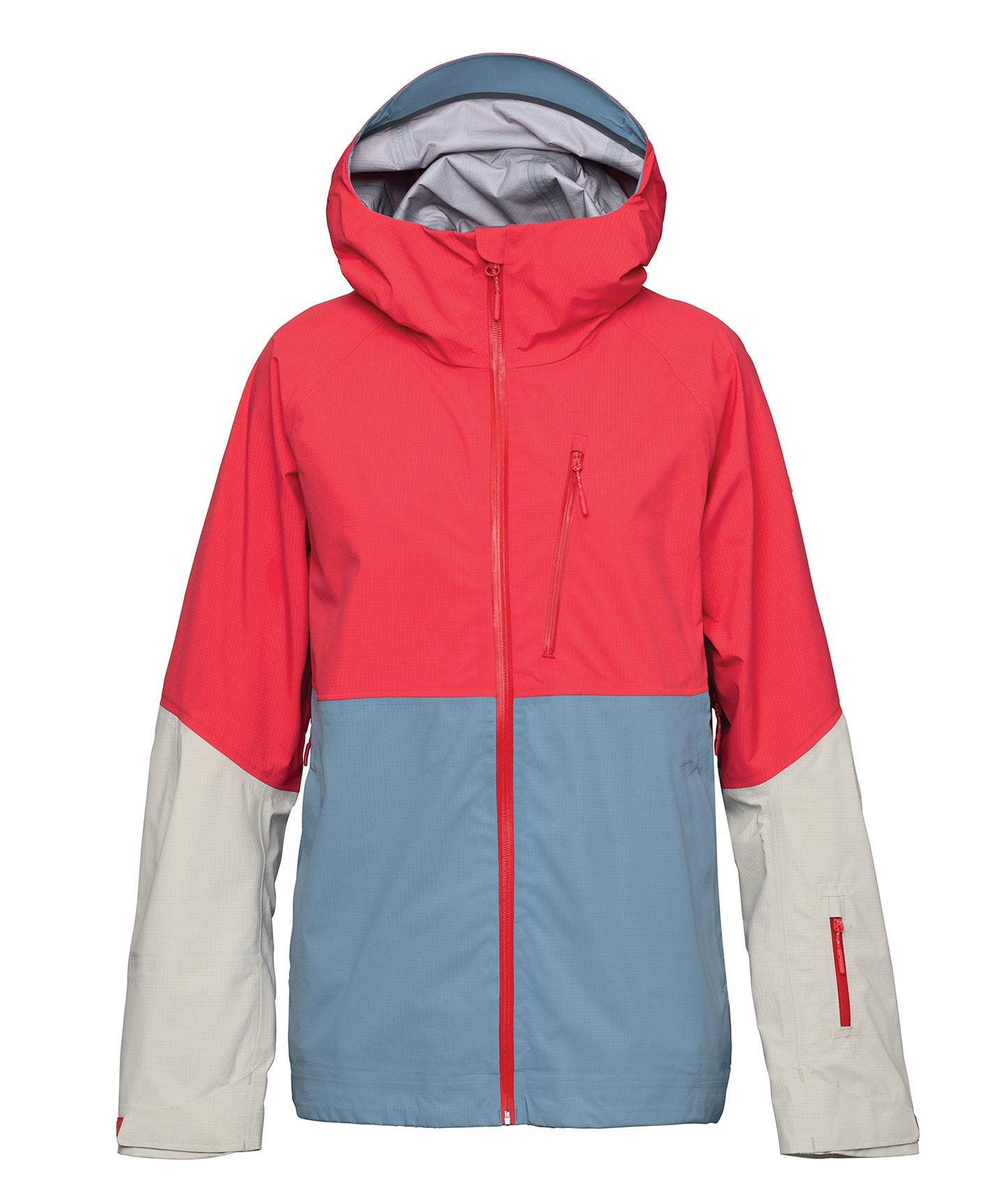 Strafe Outerwear - Meadow 3L Shell Jacket - Front - Hibiscus