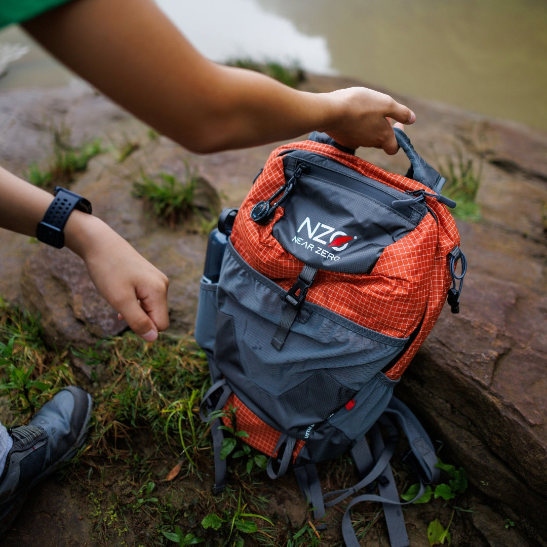Near Zero Outdoor Gear - Little Dean - 20L Hiking Backpack - Backpack in field