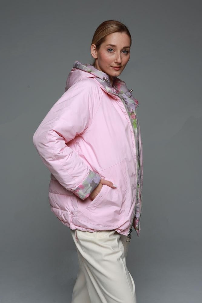 Reversible Demi-Season Jacket - Iris/Pink