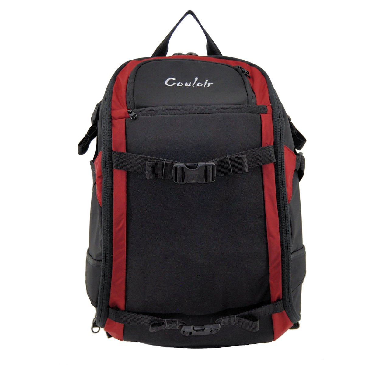 Couloir - 27 or 32 Liter Glide Ski Pack - Front - Haute Red
