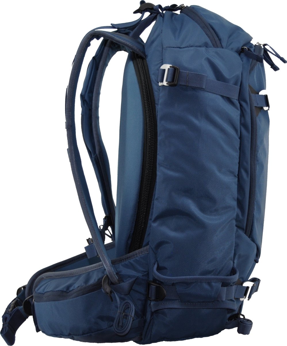 Couloir - 30 Liter Ride Ski Pack - Left side - Mediterranean