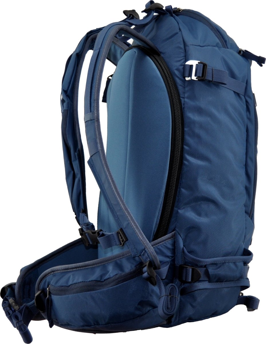 Couloir - 30 Liter Ride Ski Pack - Left strap side - Mediterranean