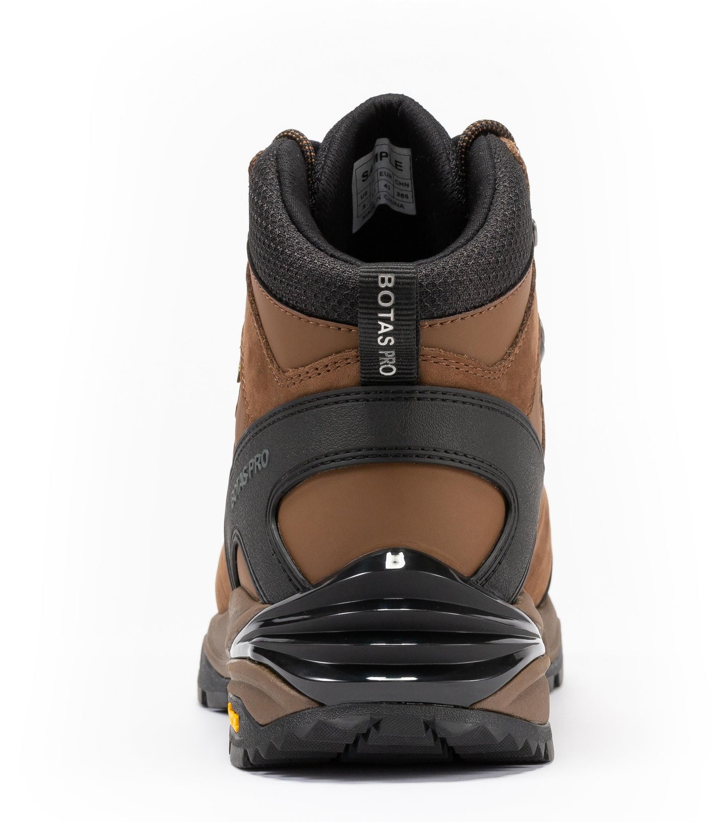 Rock Rooster Footwear Inc - Botas Pro 6 Inch Waterproof Hiking Boots with VIBRAM Traction Lug Outsole - Brown - Back