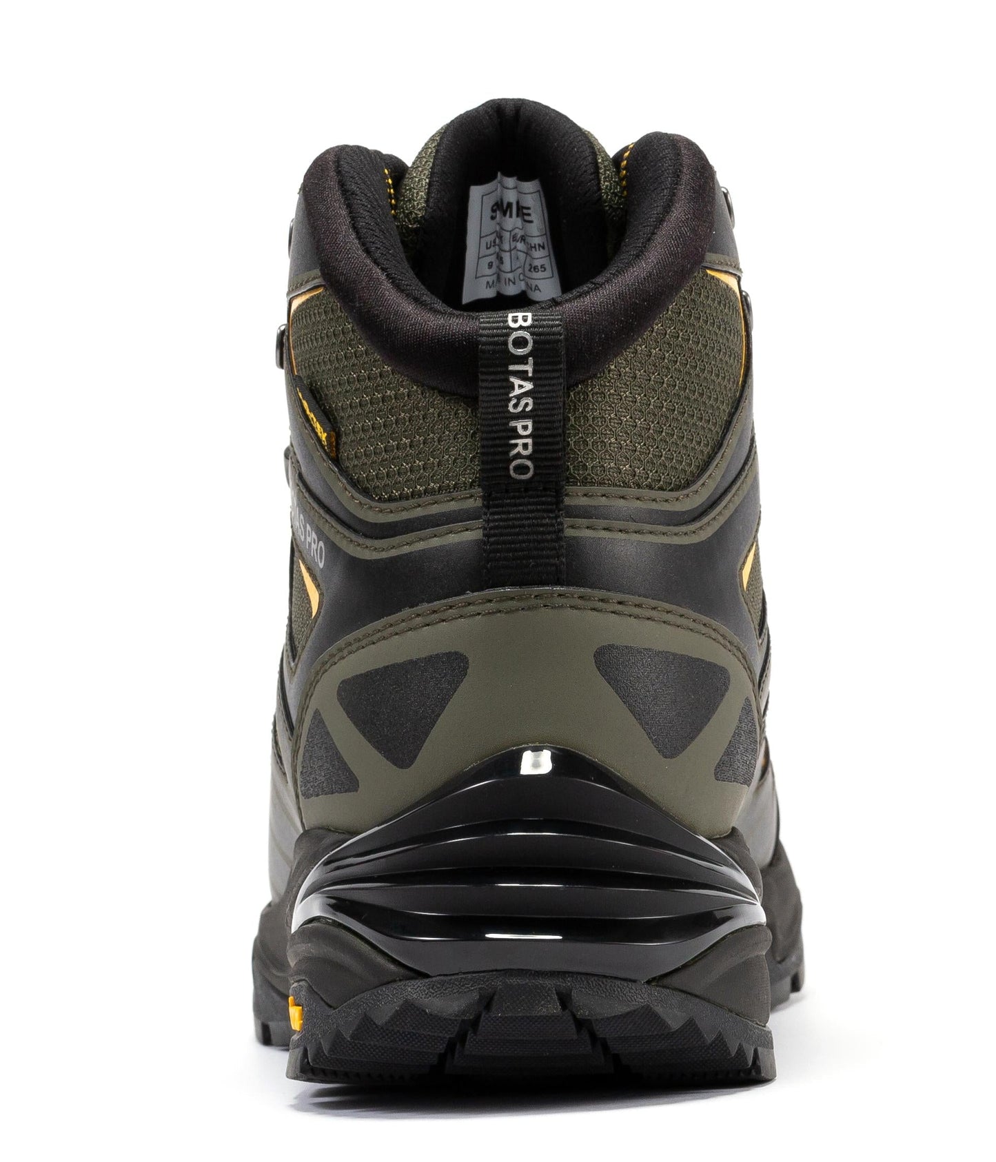 Rock Rooster Footwear Inc - Botas Pro 6 Inch Waterproof Hiking Boots with VIBRAM Traction Lug Outsole - Metallic Green - Back