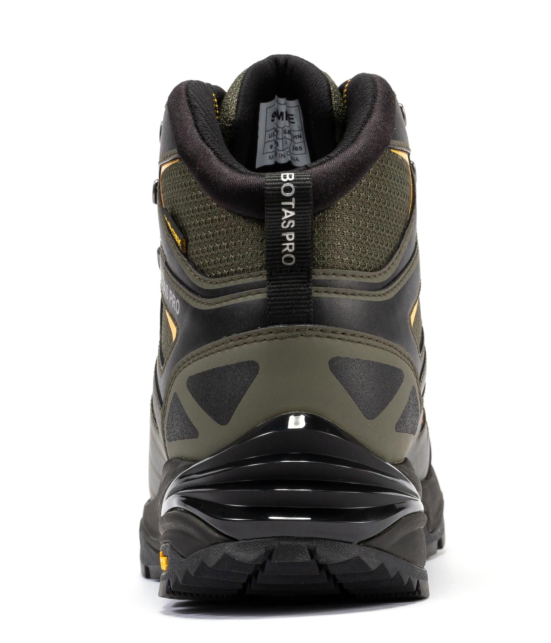 Rock Rooster Footwear Inc - Botas Pro 6 Inch Waterproof Hiking Boots with VIBRAM Traction Lug Outsole - Metallic Green - Back