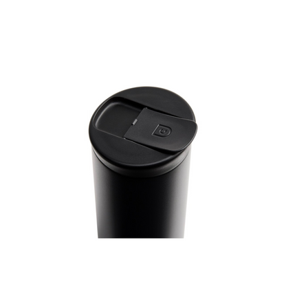 Created Co. - 16oz Nomad Flip Tumbler - Black - Top closed