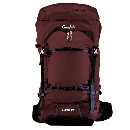 Couloir - 40 or 50 Liter Alpine Ski Pack - Front - Port
