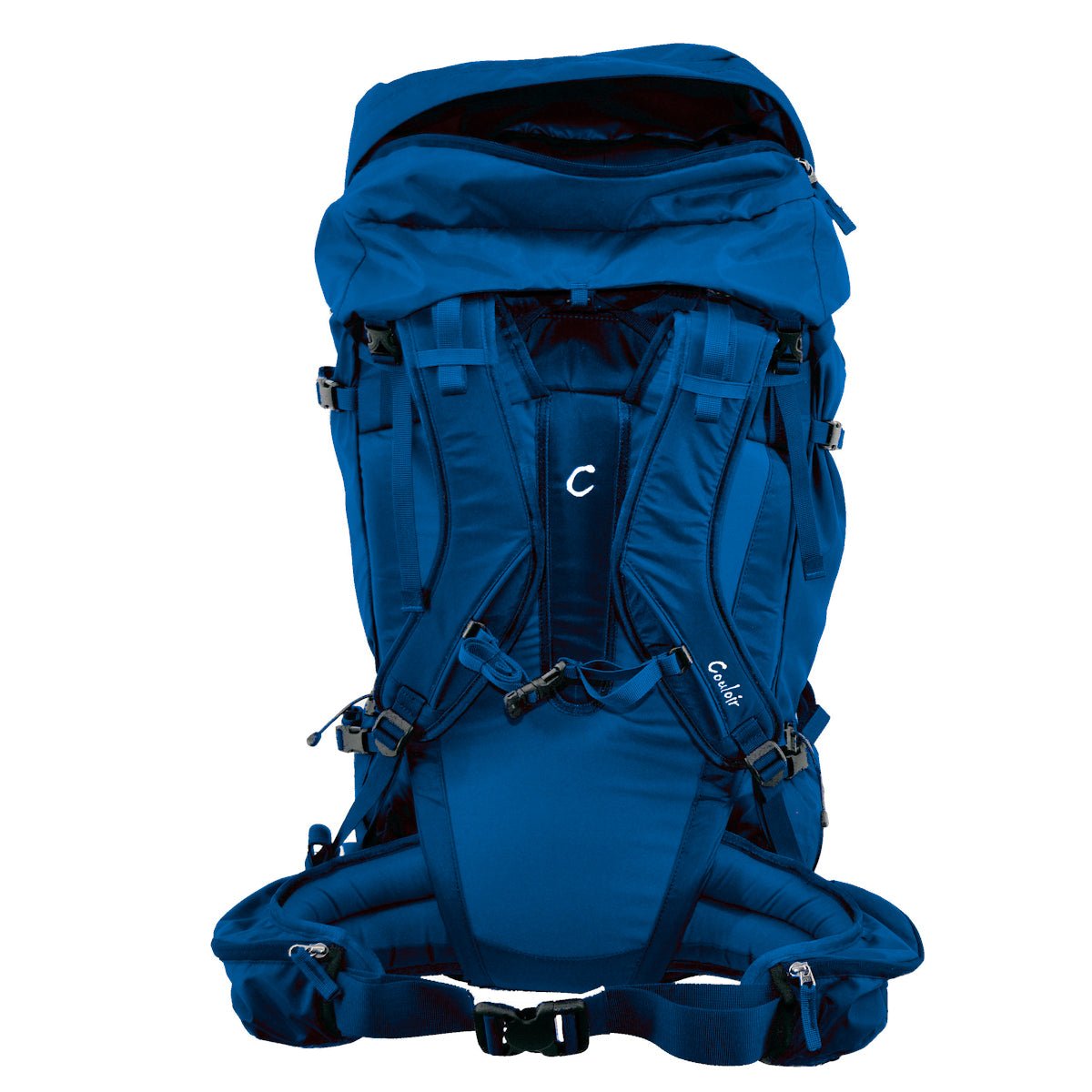 Couloir - 40 or 50 Liter Alpine Ski Pack - Shoulder straps - Imperial Blue