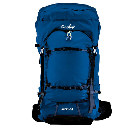 Couloir - 40 or 50 Liter Alpine Ski Pack - Front - Imperial Blue