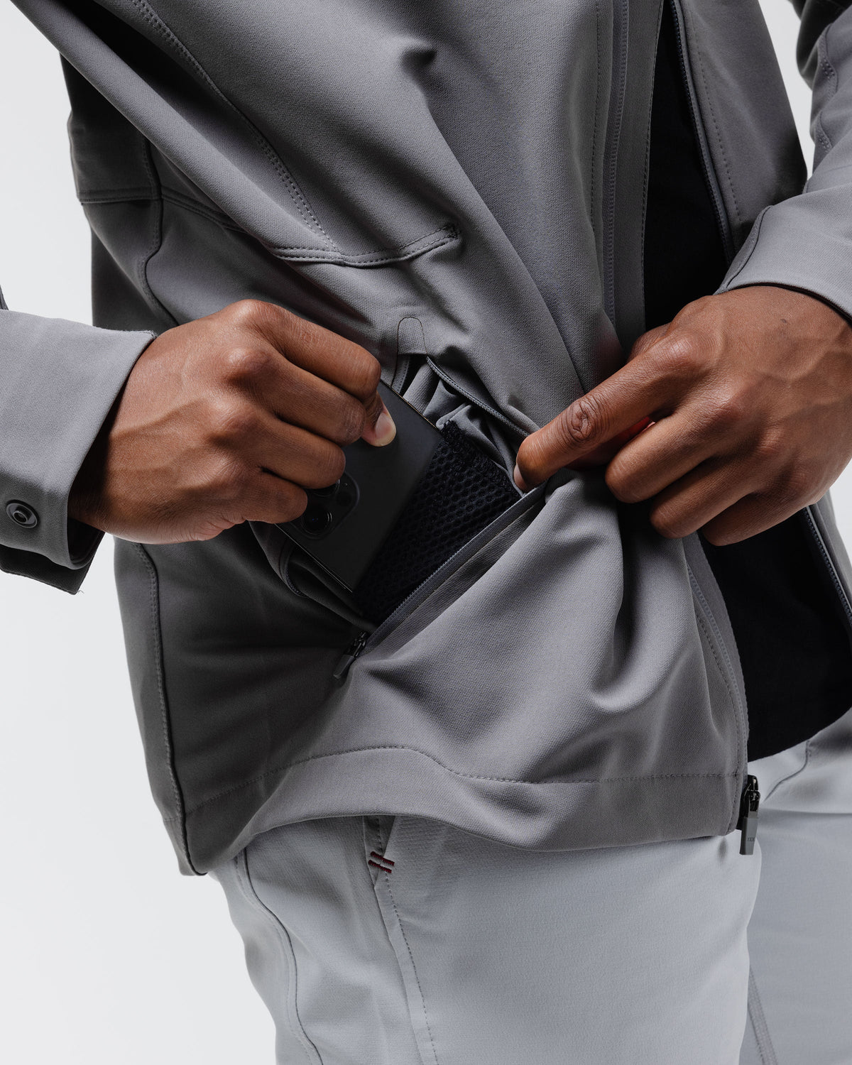 Midtown Hooded Jacket - Grey