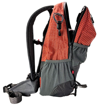 Near Zero Outdoor Gear - Little Dean - 20L Hiking Backpack - Left side, partially open