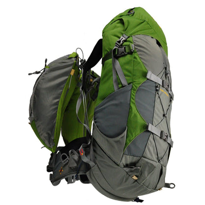 Aarn - 50 or 60 Liter Peak Aspiration Backpack - Left side with Balance Pockets