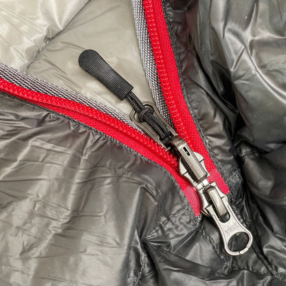 Near Zero Outdoor Gear - NZ 35 Mummy Sleeping Bag - Double zipper detail