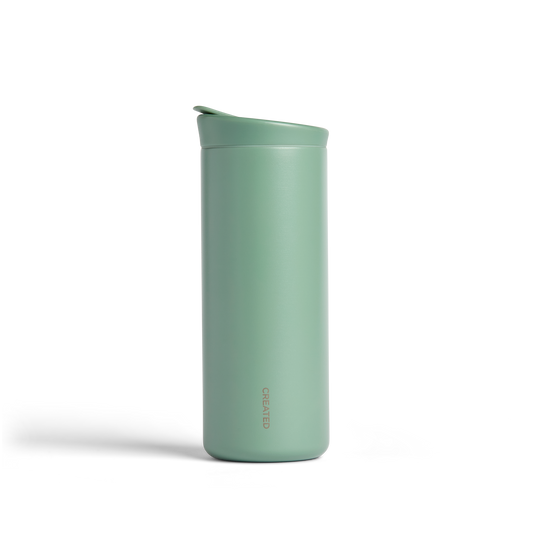 Created Co. - 16oz Nomad Flip Tumbler - Sage Green - Restocking in May - Side view