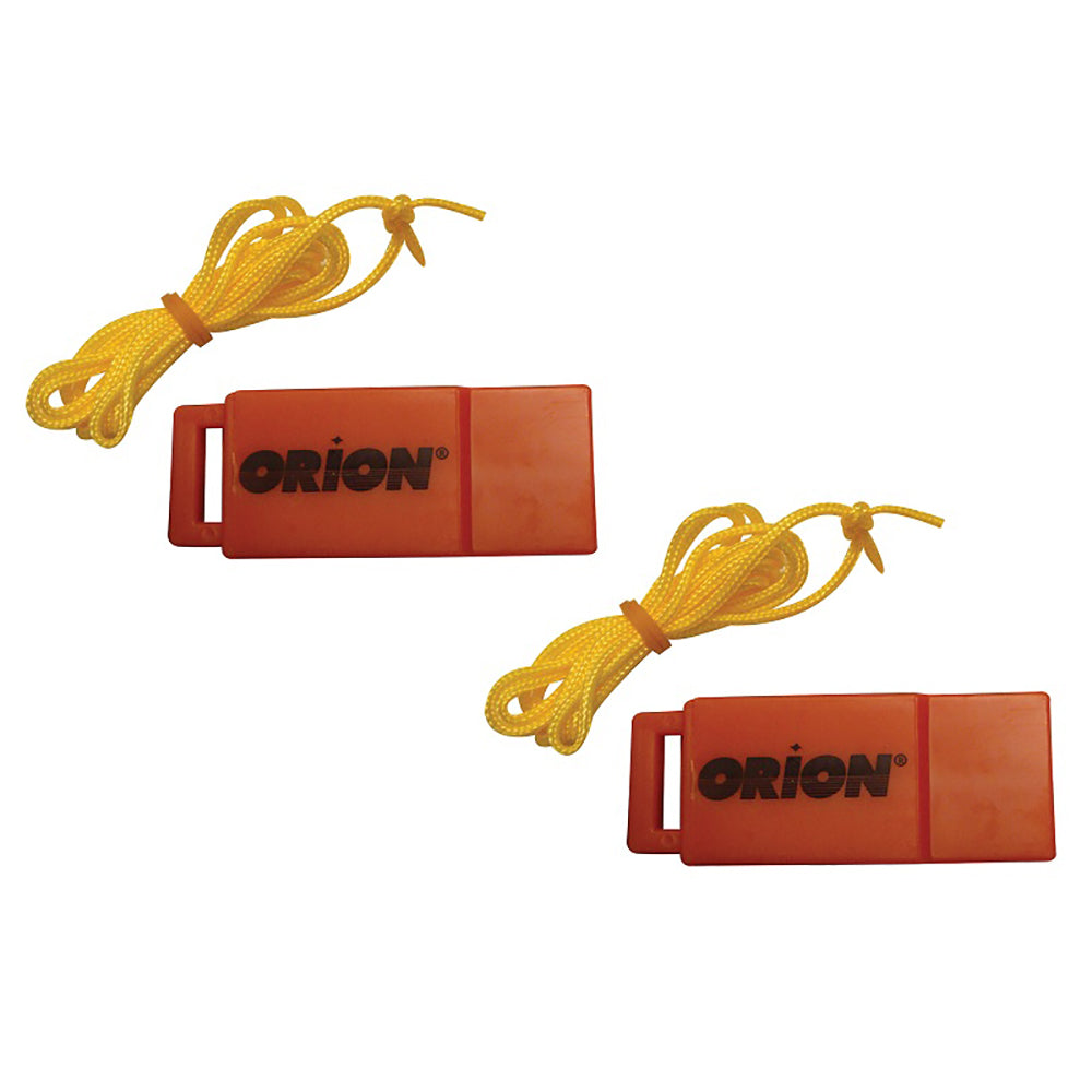 Orion Safety Whistle wLanyards  2Pack
