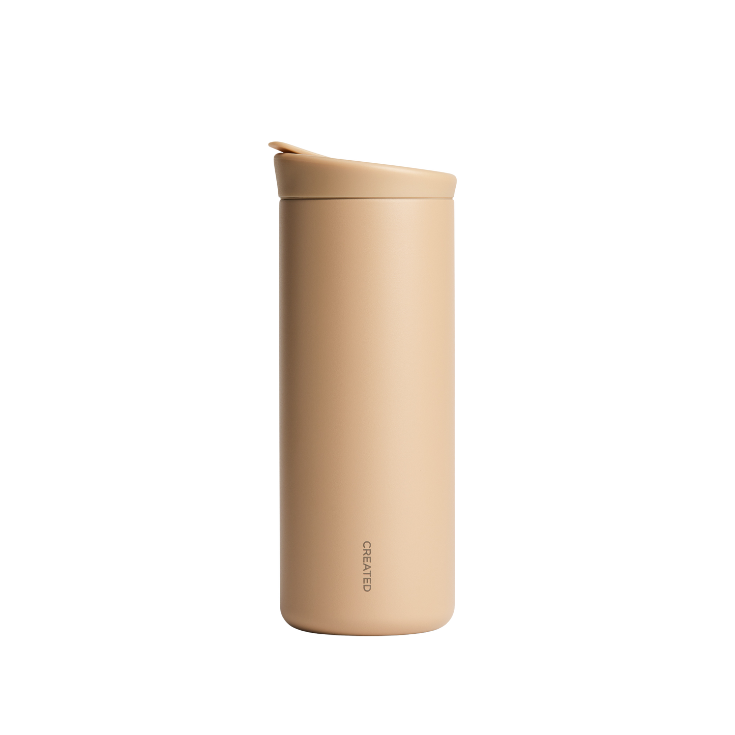 Created Co. - 16oz Nomad Flip Tumbler - Desert Tan - Side view