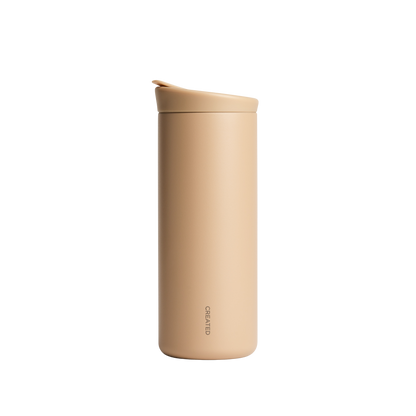 Created Co. - 16oz Nomad Flip Tumbler - Desert Tan - Side view
