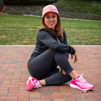 Swift Running - APUS Women - Pink - Woman modeling shoes
