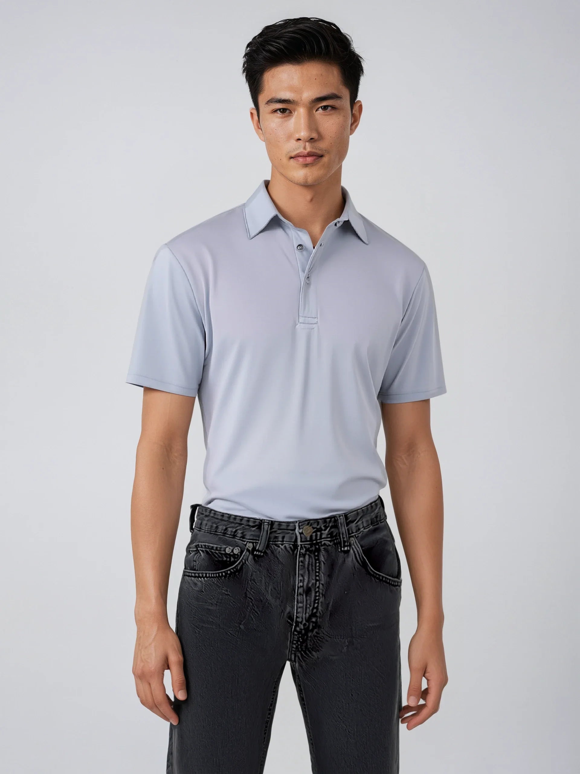 SpectraUSA - UPF 50 Performance Polo - Front, torso - White