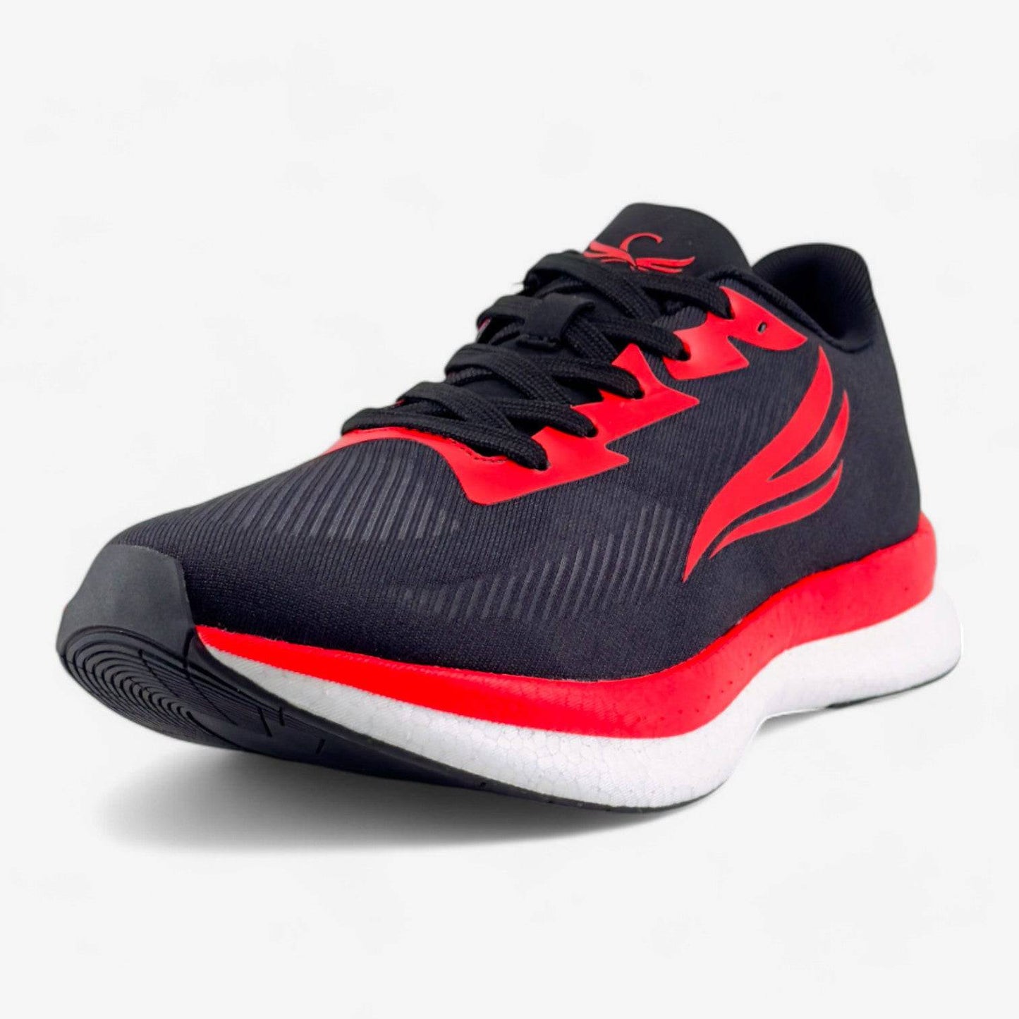 Swift Running - EQUUS Men - Black - Single shoe, front left