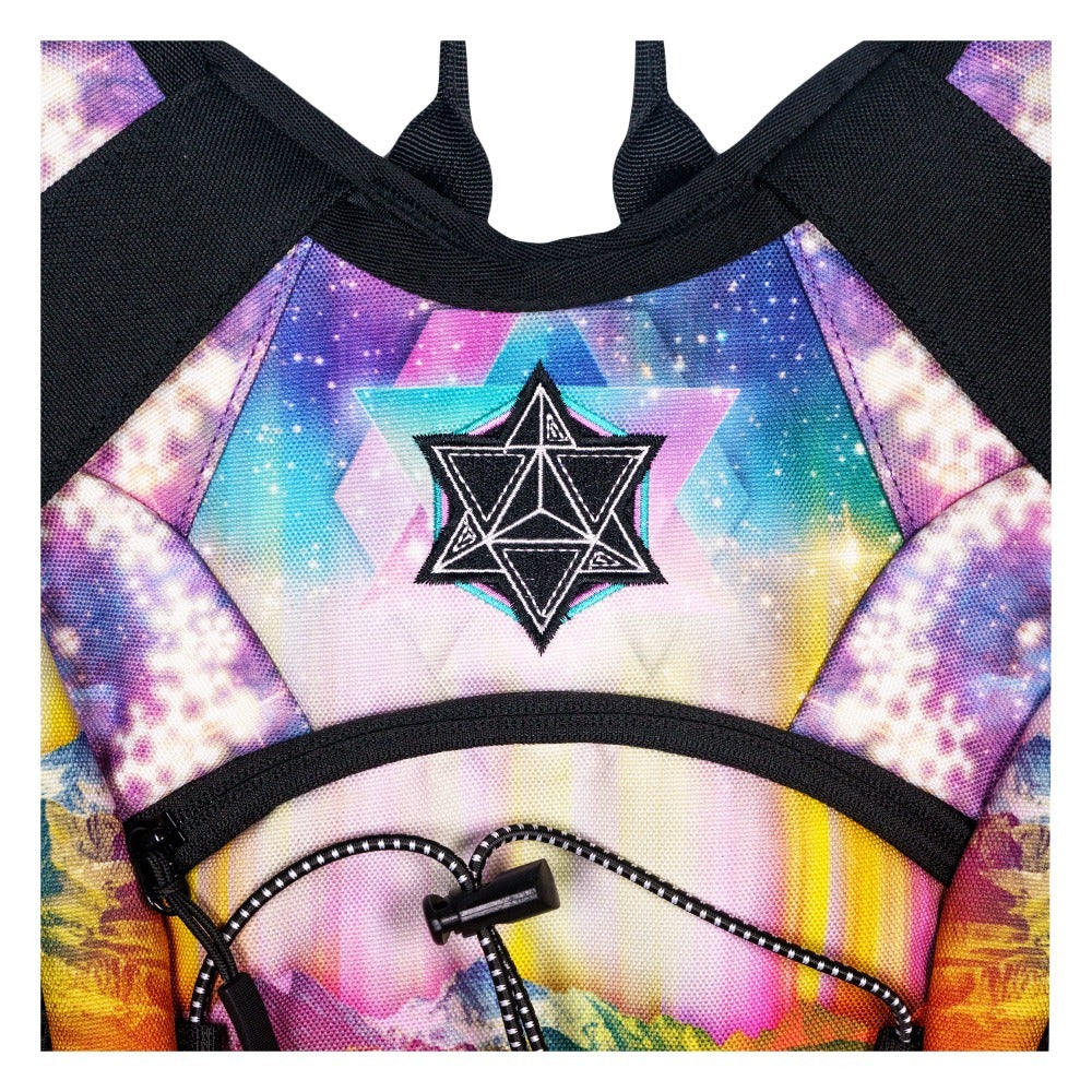 Grassroots California - Nebula Small Hydration Pack - Embroidary detail