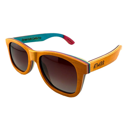 TMBR - Jerry Garcia The Traveler Golden w/ Rose Sunglasses - Front left