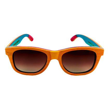 TMBR - Jerry Garcia The Traveler Golden w/ Rose Sunglasses - Front