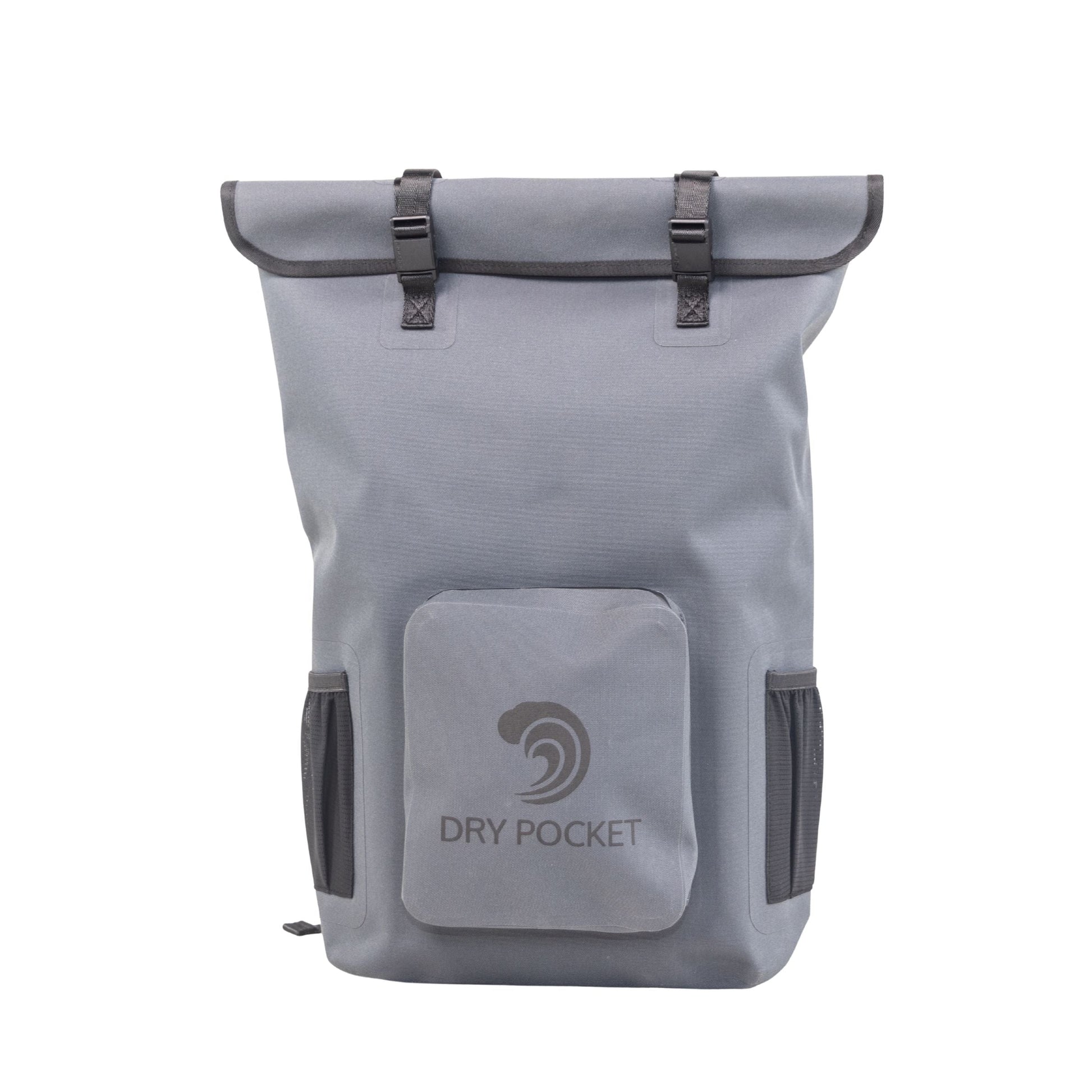 Dry Pocket - Waterproof Floating Backpack Dry Bag - Dark Grey - Front