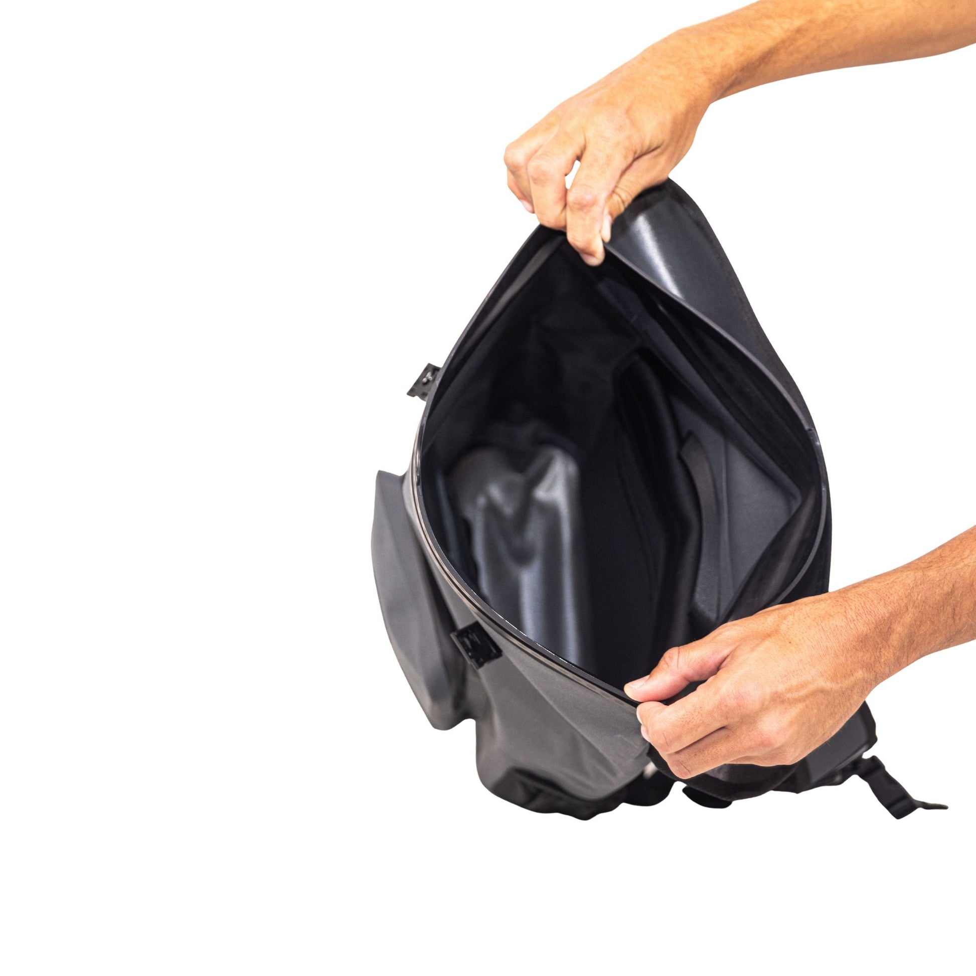 Dry Pocket - Waterproof Floating Backpack Dry Bag - Dark Grey - Inside storage