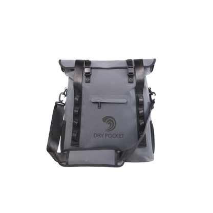 Dry Pocket - Waterproof Floating Cooler Tote - Dark Grey - Front
