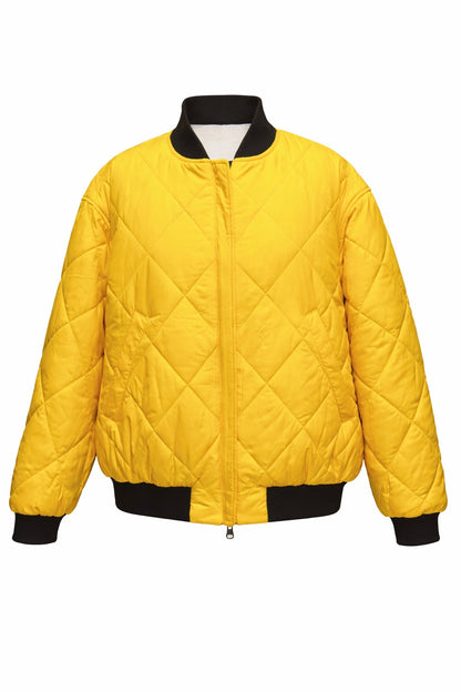 Reversible Demi-Season Jacket - Gold/Brown