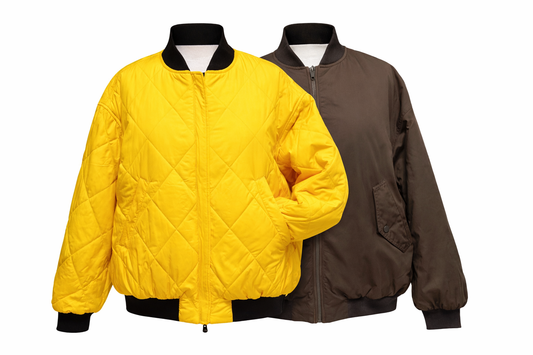 Reversible Demi-Season Jacket - Gold/Brown