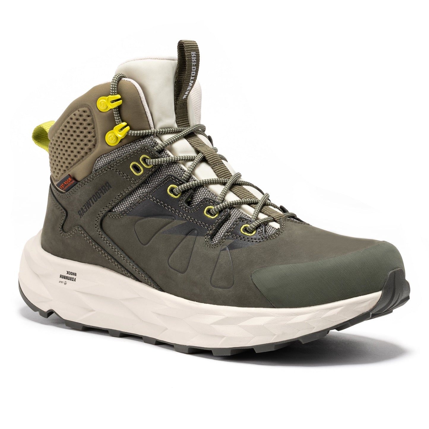 Farmington 6 Inch Waterproof Hiking Boots with VIBRAM® Outsole - Green