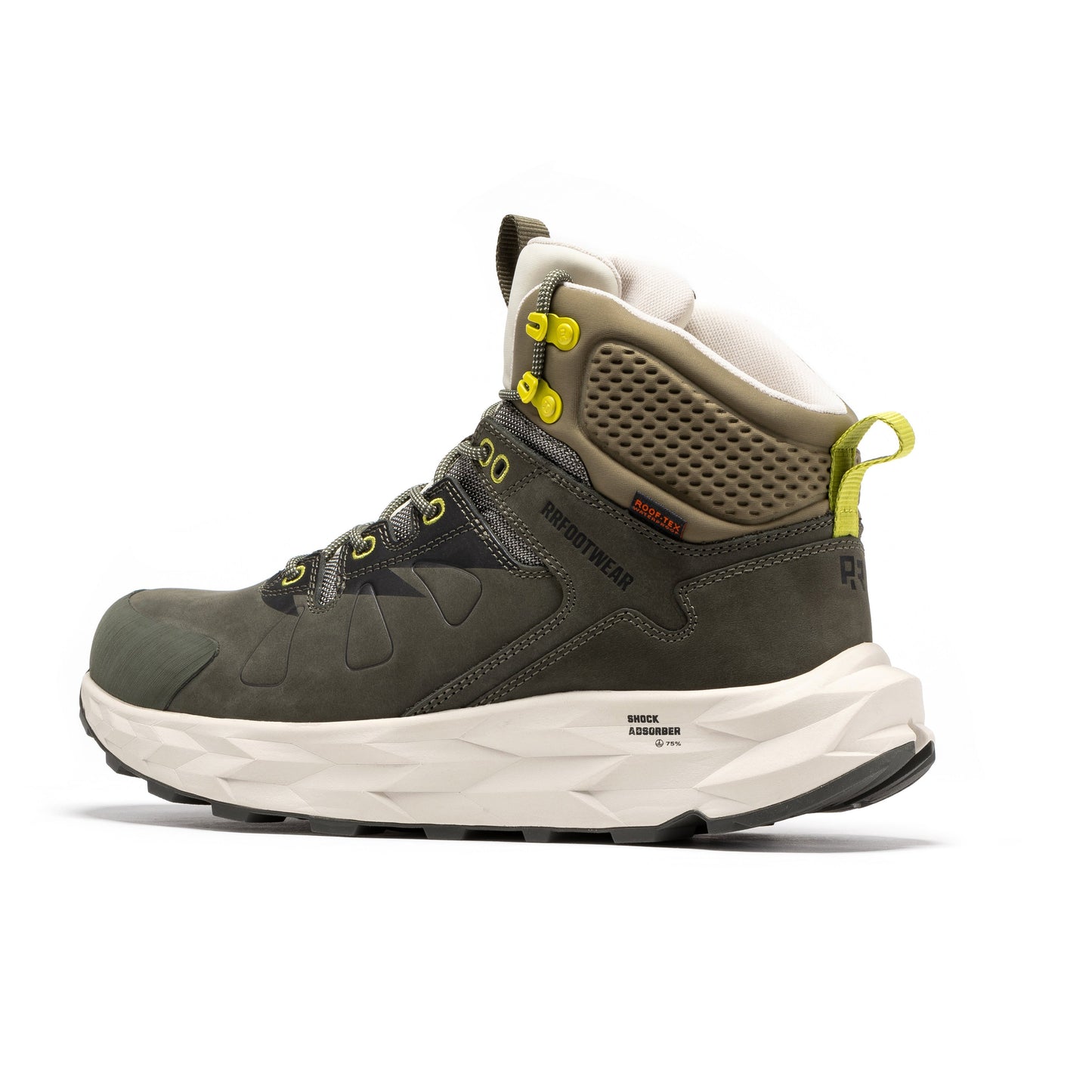 Farmington 6 Inch Waterproof Hiking Boots with VIBRAM® Outsole - Green