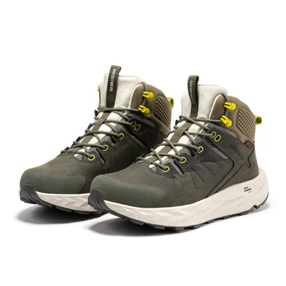 Farmington 6 Inch Waterproof Hiking Boots with VIBRAM® Outsole - Green