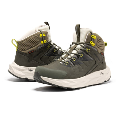 Farmington 6 Inch Waterproof Hiking Boots with VIBRAM® Outsole - Green