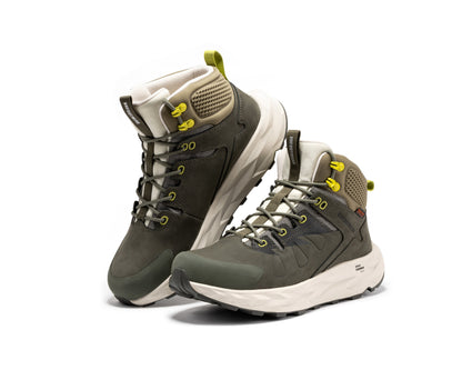 Farmington 6 Inch Waterproof Hiking Boots with VIBRAM® Outsole - Green