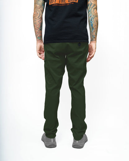 Off The Grid Surplus - Lancer Taper Fit Pant - Dk Army - Back

