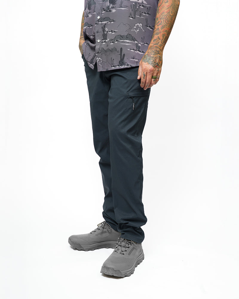 Off The Grid Surplus - Lancer Taper Fit Pant - Vulcan Navy - Front left, casual pose