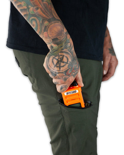 Off The Grid Surplus - Lancer Standard Fit Pant - Dk Army - Right side pocket detail