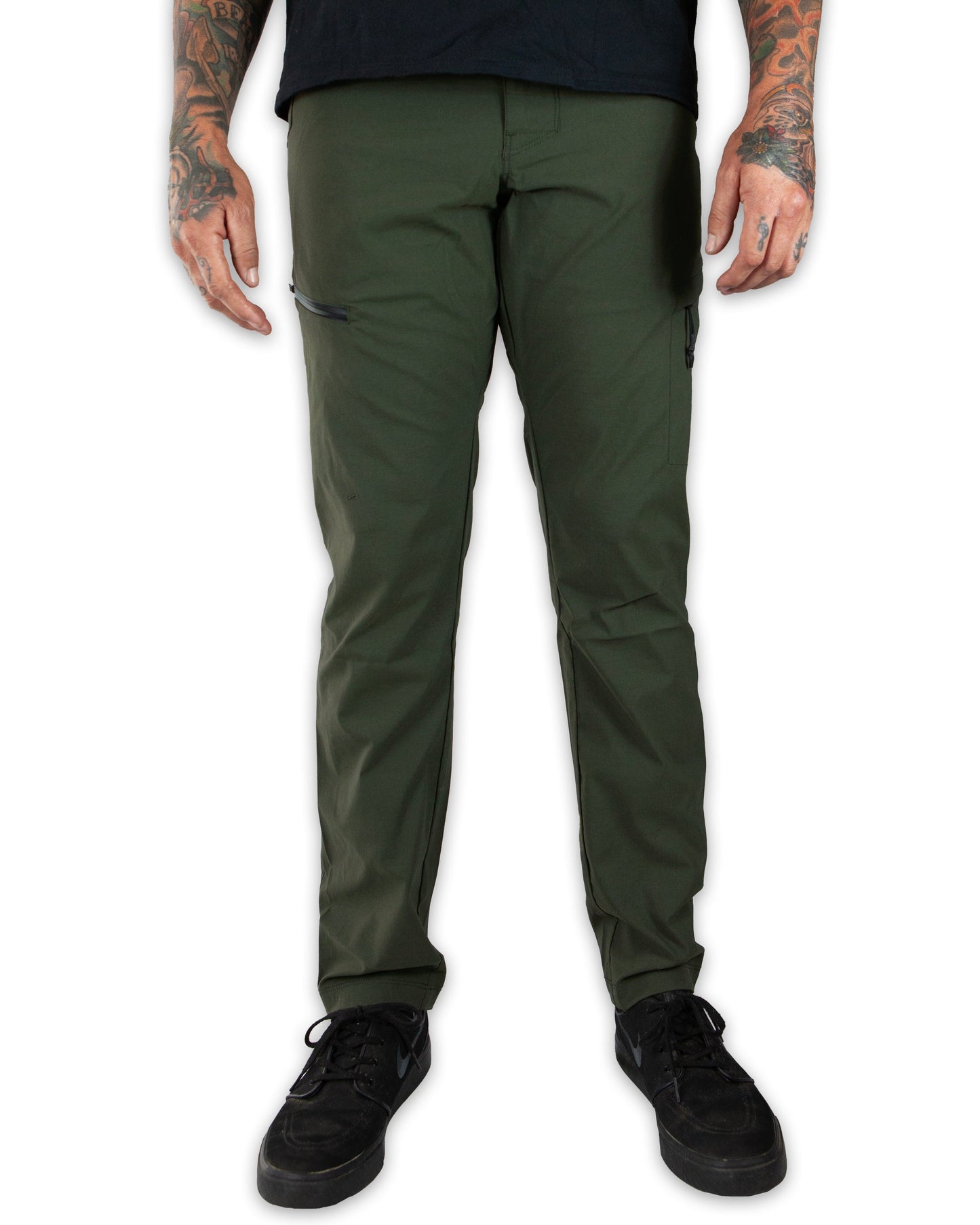 Off The Grid Surplus - Lancer Taper Fit Pant - Dk Army - Front
