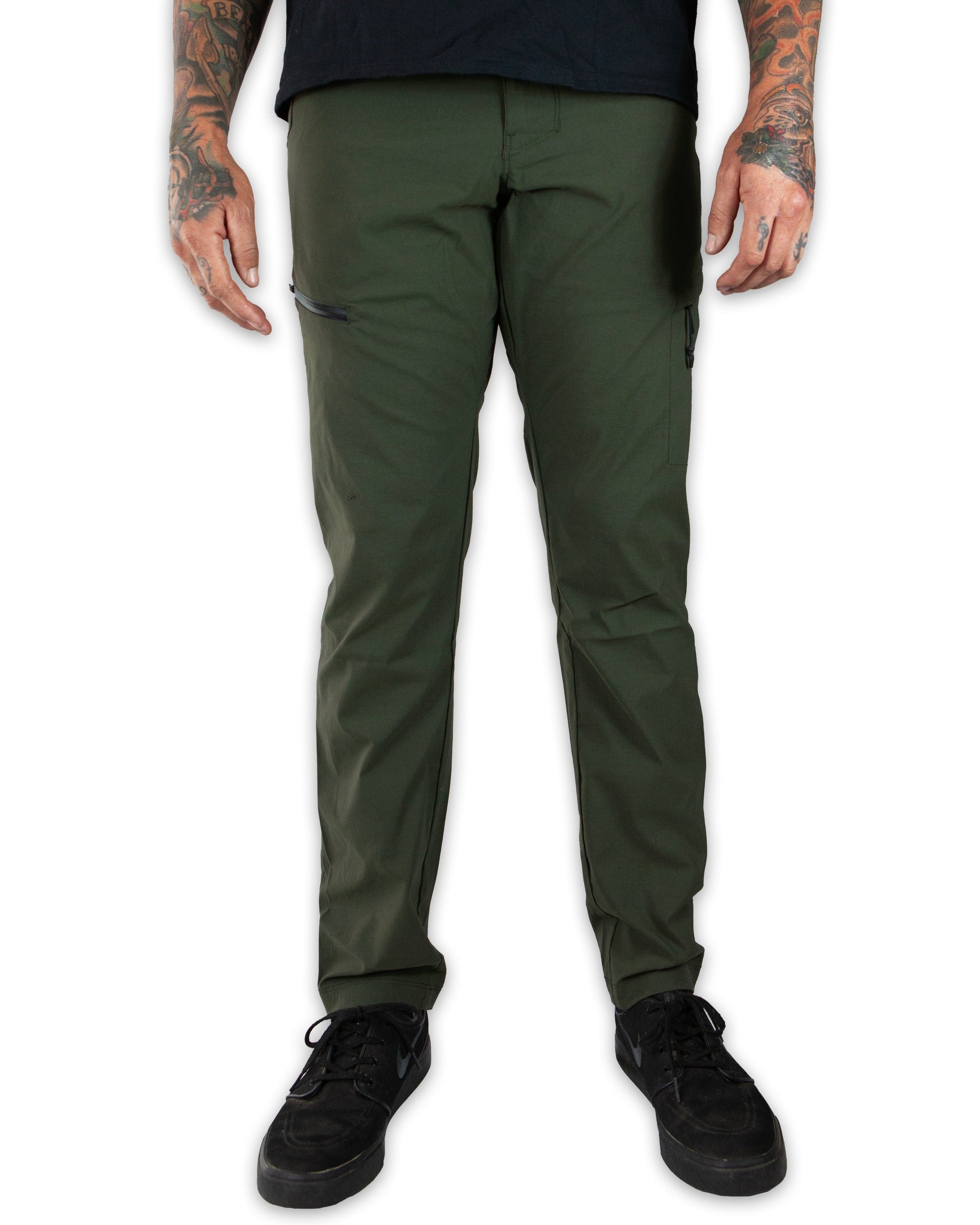 Off The Grid Surplus - Lancer Taper Fit Pant - Dk Army - Front
