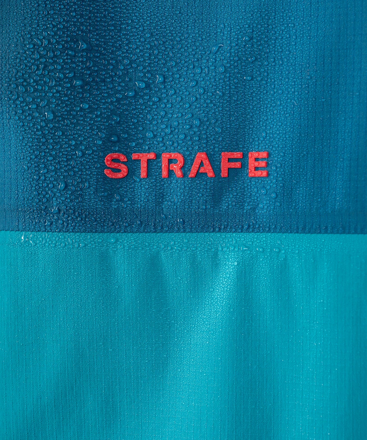 Strafe Outerwear - Meadow 3L Shell Jacket - Branding detail - Dark Teal