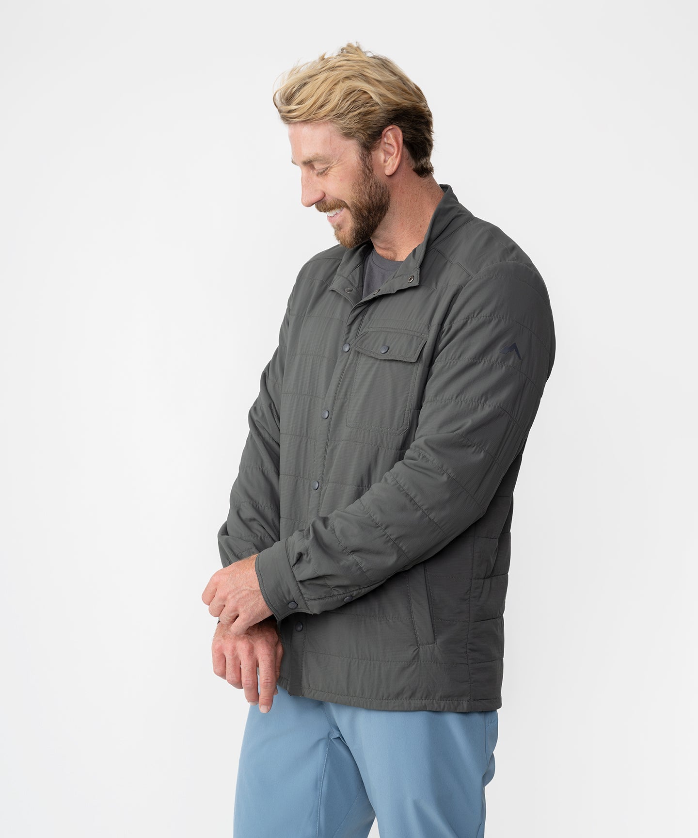 Strafe Outerwear - Highlands Shirt Jacket - Front left - Charcol