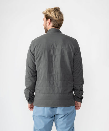 Strafe Outerwear - Highlands Shirt Jacket - Back - Charcol