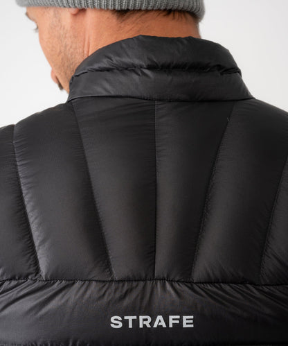Strafe Outerwear - Palisade Down Insulator Jacket - Collar detail - Black