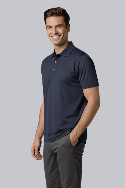 SpectraUSA - UPF 50 Performance Polo - Front left - Navy